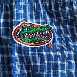 Men’s Univ Florida Gators Blue White Medium Long sleeve Button Down Shirt